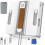 Window Cleaning Robot, Automatic Window Cleaning Robot with 4 Nozzles, Intelligent Navigation,Remote Control Eu Plug 1