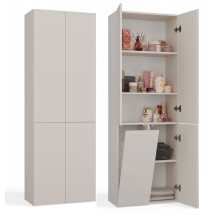 BATHROOM CABINET NEL DD 1K BASKET CASMERE COLOUR LONG DOORS