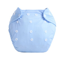 Adjustable Leakproof Blue Cloth Diaper for 0-1.5 Year Babies