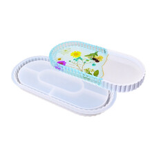 Sturdy Silicone Resin Form for Crafting Tray and Dishes-L oval