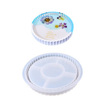 Elegant Flower Sturdy Silicone Mould for Epoxy Resin-S Circular