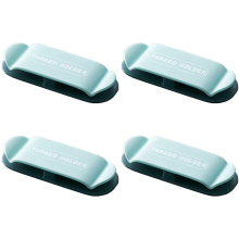 Cable Clips For Desk, Adhesive Hooks With Intimate Winding Design And Easy To Install, Ensuring Your Cables Stay Tidy And Within Reach (4 Pieces)