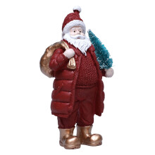Santa Clauses Statue Christmas Decorative-Red clothes holding