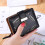 Women's Leaf Wallet, Bifold Credit Card Holder with Large Capacity, Leather Clutch for Versatile Functionality 3