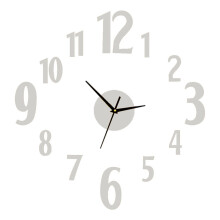 Frameless Acrylic Mirror DIY Wall Clock Decor Sticker, High Precision Silent Movement Battery Powered Replacement Modern Home Office Bedroom Decoratio