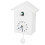 Modern Cuckoo Clock Wall Mounted, Charming Cuckoo Call Adjustable Volume Control Battery Powered Quiet Operation Minimalist Design High Quality 2
