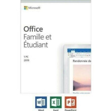 Licence Microsoft Office Famille et Étudiant 2019 - 1PC Windows - Applications Bureautiques - Téléchargement