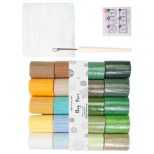 20 Color Acrylic Yarn Rug Making Set For Carpet Hooking-02