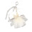 Breloque de chaussure brodée de perles romantiques,-Jupe blanche 1