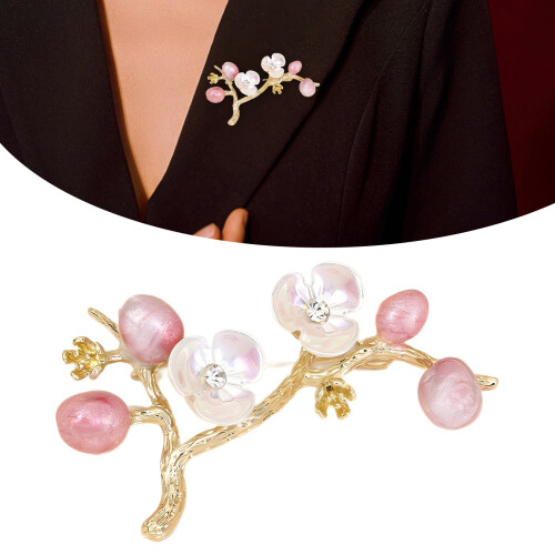 Steentjes bloem broche traditionele kleding accessoire-2 1