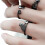 Charming Cats Tail Ring Adjustable Copper Jewelry Perfect for-B 7