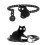 Open Design Kitty Ring Copper Allergy resistant Lightweight-B 2