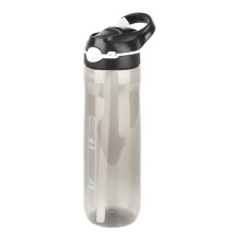 750ml Tragbare Kunststoff-Sportwagen-Wasserflasche mit Strohhalm – Outdoor-Fitness-Becher
