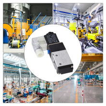 Innengelenktes pneumatisches Magnetventil, AIRTAC Typ 3V21008, 3-Wege-2-Position, 1/4 BSPT-Anschluss, DC24V-Spannung
