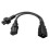 Kestävyys PDU Power Splitter -virtajohtoadapteri C20–C13 C5 liittimet 3