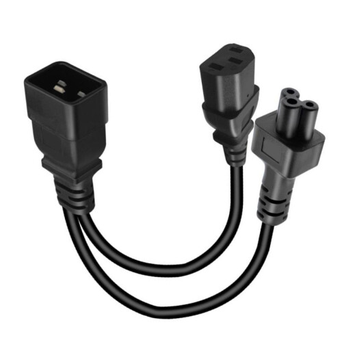 Kestävyys PDU Power Splitter -virtajohtoadapteri C20–C13 C5 liittimet 1