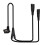 1.8M Power Cable, UL Listed 2 Prong to Double D Socket Line 1.8Meter in Length 3