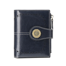 RFID Blocking Bifold Credit Card Holder, Genuine Leather Large Capacity Wallet with Durable Material, Custom Small Wallet for Women Featuring Multifun