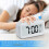 Digital Alarm Clock with Temperature Display, LCD Time Display 4.3 Inch Large Clear Screen with Smart Night Light Sensor Activation, Battery Operated 3