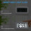 Digital Alarm Clock with Temperature Display, LCD Time Display 4.3 Inch Large Clear Screen with Smart Night Light Sensor Activation, Battery Operated 5