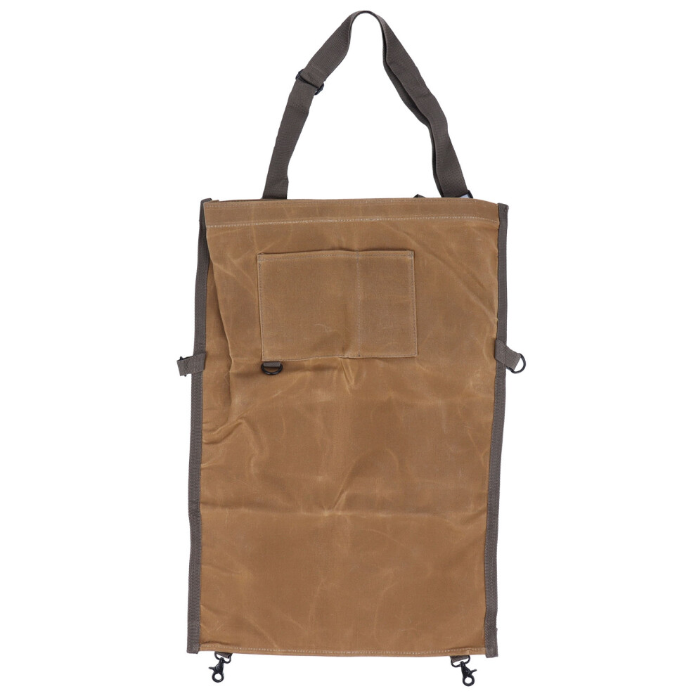 Waxed Canvas Apron, Canvas Work Waist Apron For Artisans And Tradespeople 9441426595991
