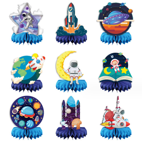 Solar System Theme Outer Space Party Decorations Honeycomb Centerpiece ...