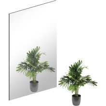 Kit miroir à monter soi-même, 40 x 30 cm, verre sans plomb avec revêtement en aluminium de haute qualité, usages multiples, notamment fixation