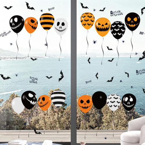 Διακοσμήσεις για το Halloween σε αφθονία, οι αυτοκόλλητες ταινίες παραθύρου με 2