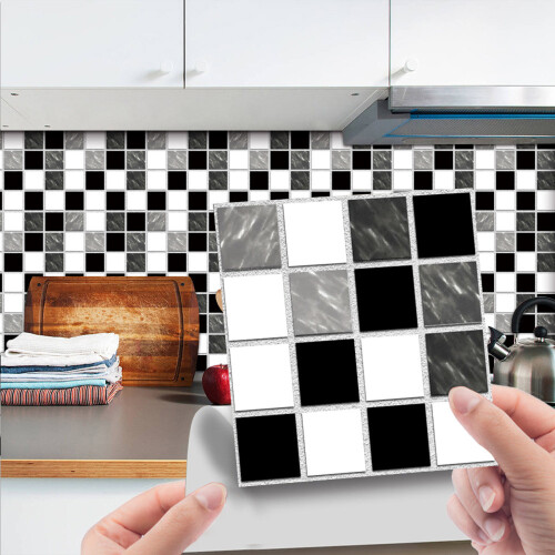 Peel and Stick Wall Tile, Glossy Vinyl Tile Sticker for Versatile Use, Eco-friendly Materials and Scratch-resistant Surface 2