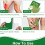 60 Pcs Wormwood Knee Patch Self Adhesive Plaster 7