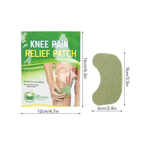 60 Pcs Wormwood Knee Patch Self Adhesive Plaster 1