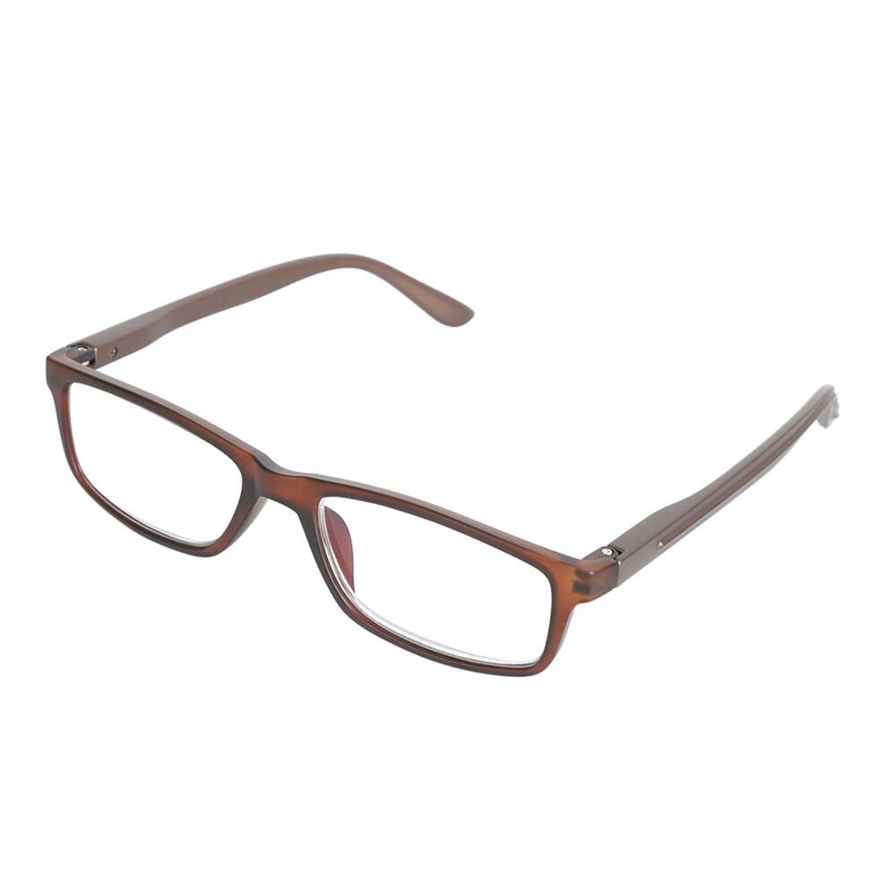 Blue/Light Tawny Blocking Elderly Reading Glasses +200 Hd Scratch-Resistant Resin