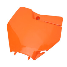 Orange ABS Motorradnummernschildhalter vorne für EXC 150-300 TPI 2020-2022