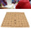 Travel Microfiber Leather Foldable Chess Board 54x60cm, Portable & Easy to Play 15