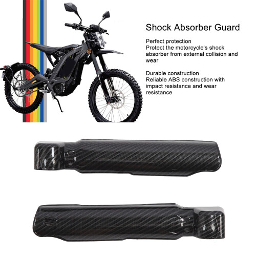 Enhanced Shock Absorber Guards for SurRon Light Bee X S - Carbon Design 2