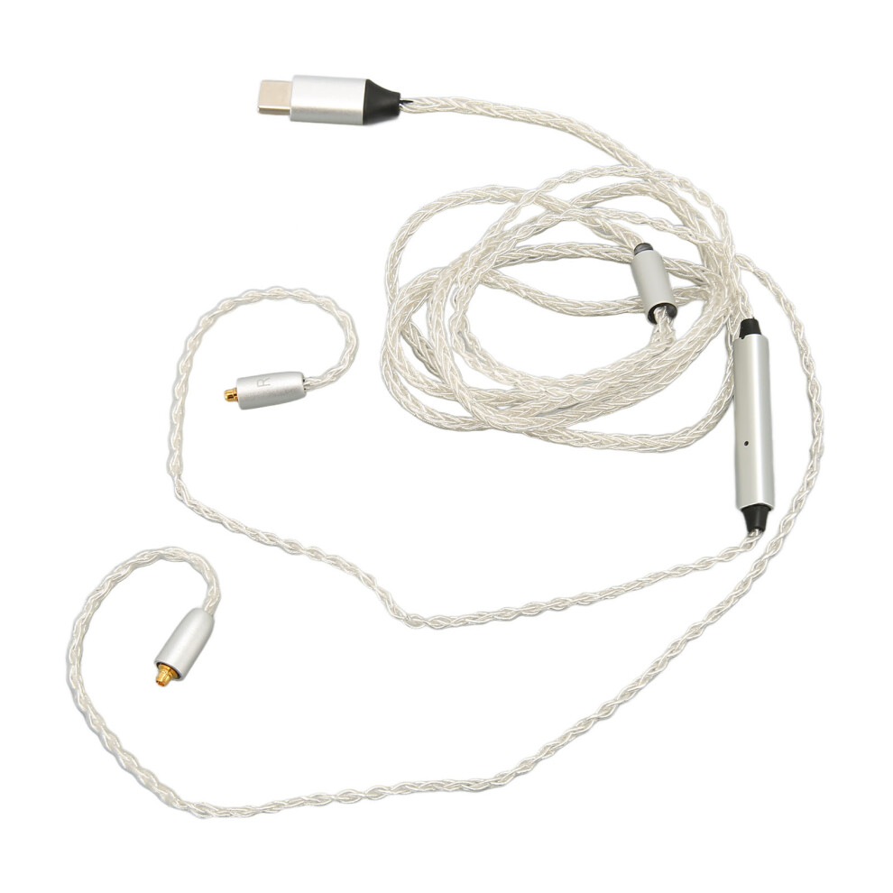 Type C To Mmcx Earphone Cable Upgrade 3.9Ft For Se215 Se846 White 5011369047648