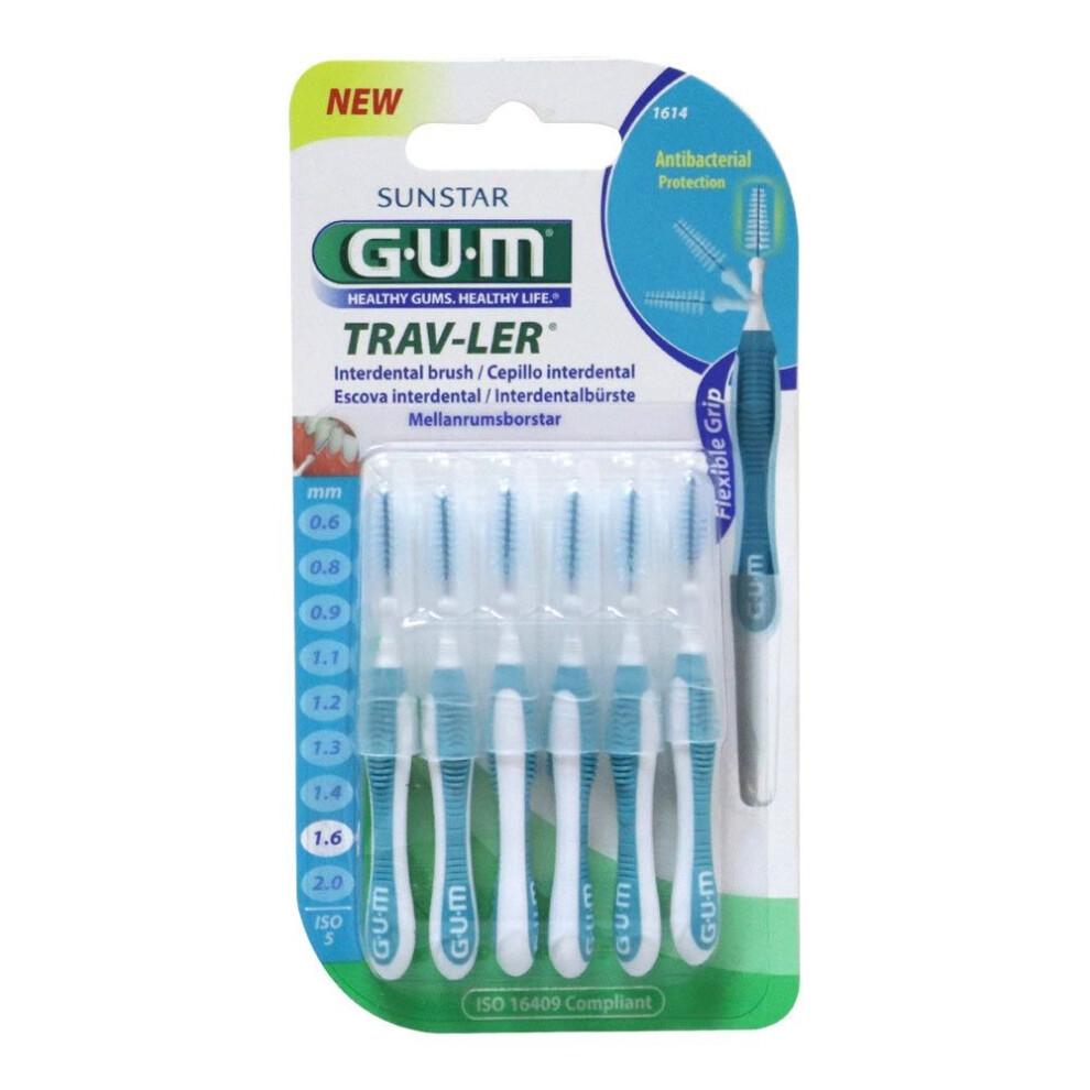 Butler gum Trav-Ler Interdental Brush 1614 M6  | Teeth Cleaning And gum Health