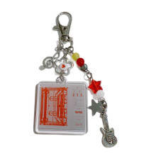 Buntes Schlüsselanhänger-Zubehör, Schlüsselschmuck, um-Rot