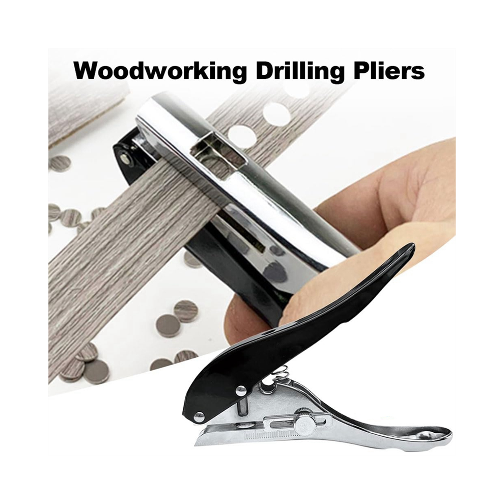 Y17a Portable Hole Punch Tool, Single Hole Puncher For Paper Plastic Cardboard, Heavy Duty Single Hole Punch For Id Card 6935161505535