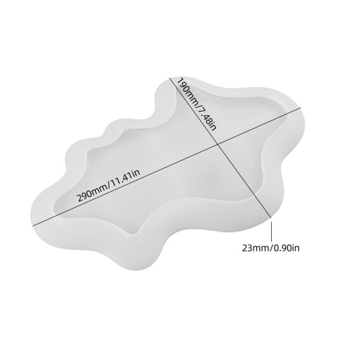 Multifunktionale Silikonform, Wellenform, Tablettformen, 2