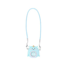 Leuke Cartoon Space Doll Schoudertas Plastic Miniatuur-Blauw