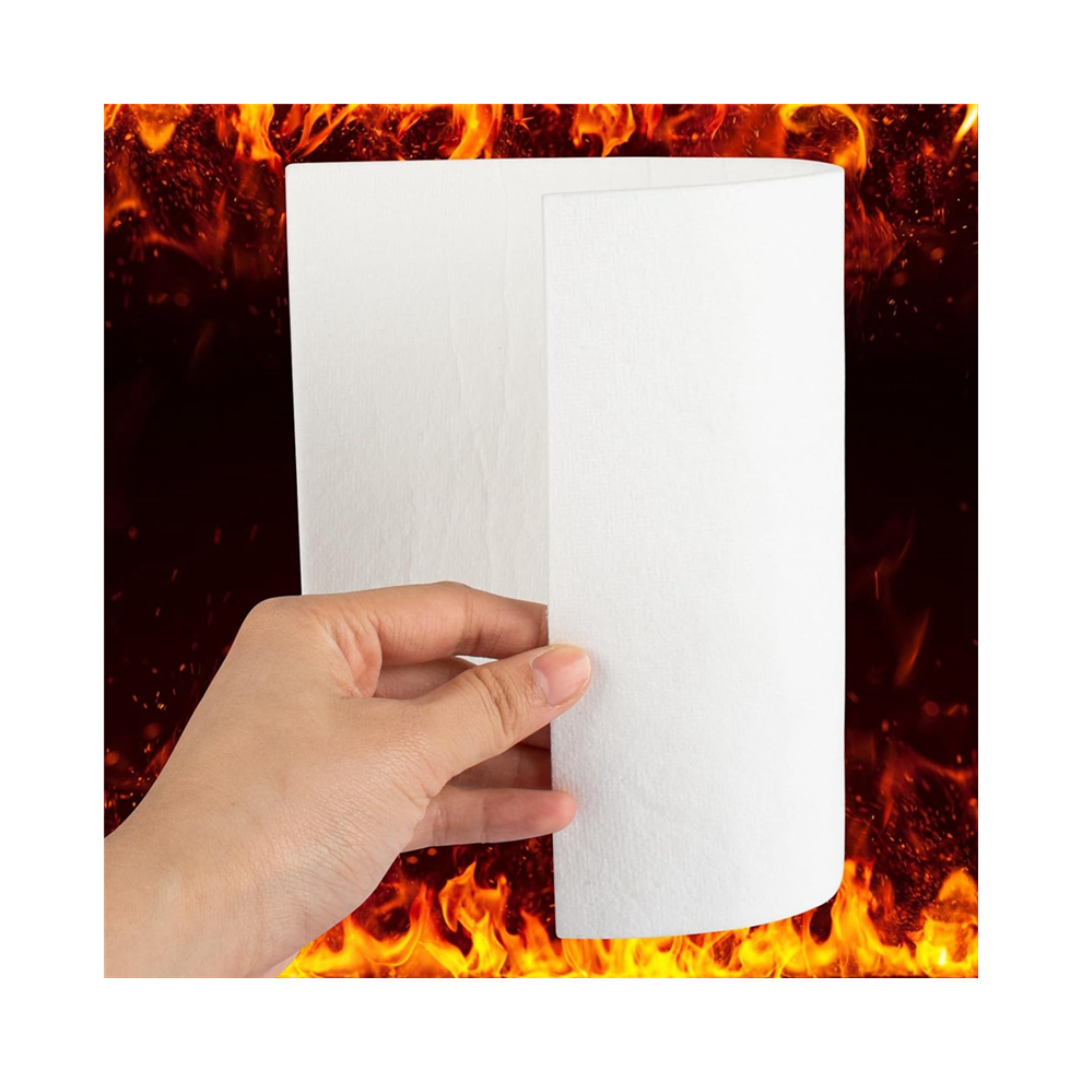 Y17a High Temperature Gasket Paper, Fiber Insulation Board, White 25X18cm For Fireplace Diy 6935161505245