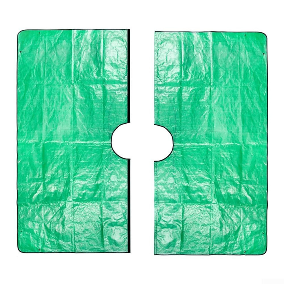 Waterproof Garden Pruning Tarp For Upright Debris Collection, Reusable Leaf Collection Mat 9382693650573