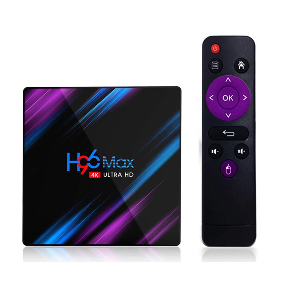 Smart Tv Box H96 Max Android 10.0 4K Hdr Dualband Wifi 2.4G/5.8G 2Gb Ram 16Gb Rom Streaming Media Player 9347817957754
