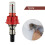 Brand Divider 1pcs Brass Control Temperature Floor Heating Water Flow Indicator Flow Meter Heating Manifold 7