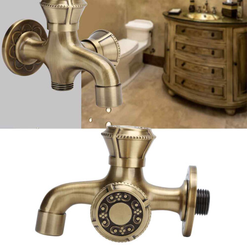 Single Handle Water Control for Kitchen Sink, Easy Installation Decorative Taps with Durable Brass Construction for Home Use 2