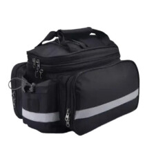Waterproof Bike Pannier Bag with Reflective Strip Double Side Bicycle Rear Rack Cycling Trunk Bag