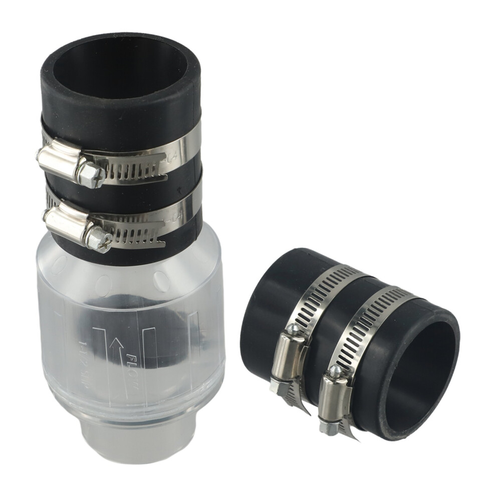 1Pc Sump Pump Check Valve 1.5Inch Silent Sump Pump Check Valve With Spring Loaded Flapper For Backflow Prevention 6935161494099