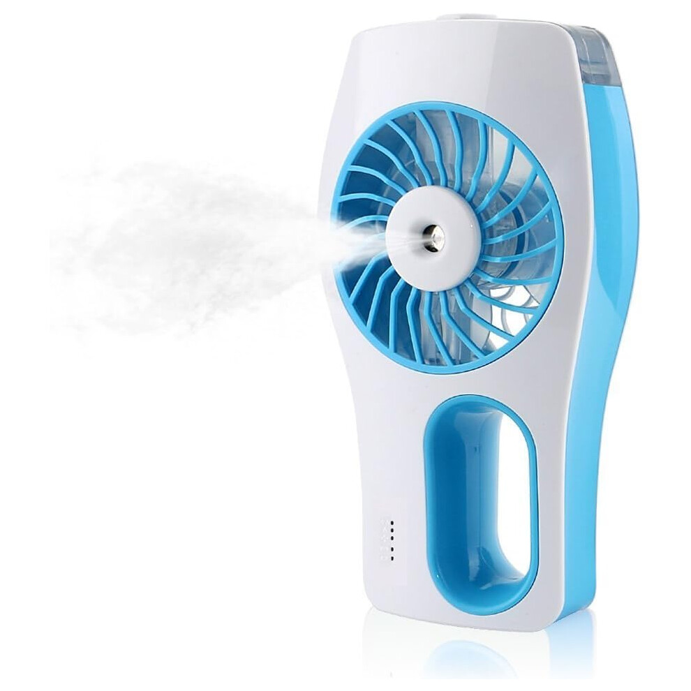 Portable Misting Fan, Foldable & Battery Operated, Rechargeable With 3 Speeds For Travel, Hiking, And Outdoor Adventures 9004841700090