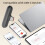 Wireless Lavalier Microphone Ai Noise Cancelling  Phone Microphone USB C Magnetic Mic 7